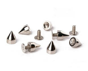 Шип конус металевий на гвинті 9x7 мм