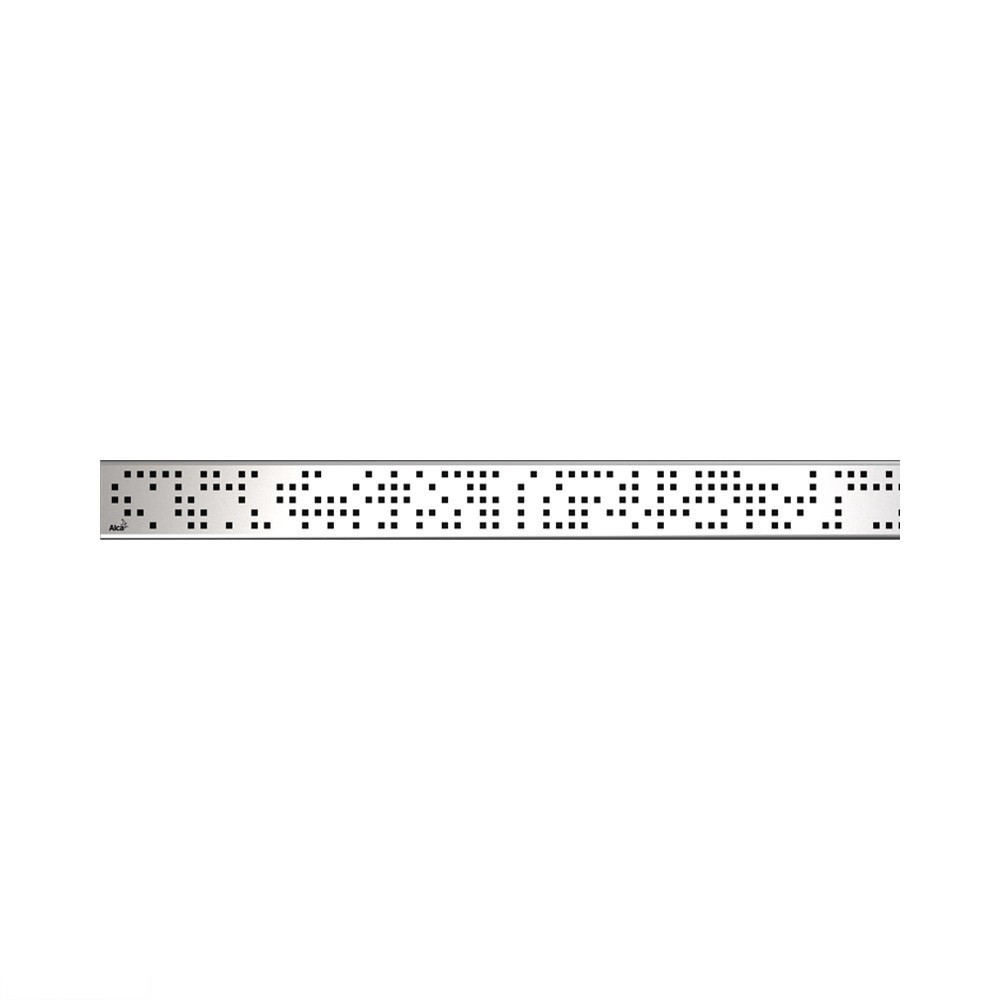Решітка для водовідвідного жолоби (нержавіюча сталь глянсова) AlcaPlast CODE-950L