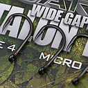 Гачок короповий Gardner Covert Dark Wide Gape Talon Tip Hook Size 6, фото 7