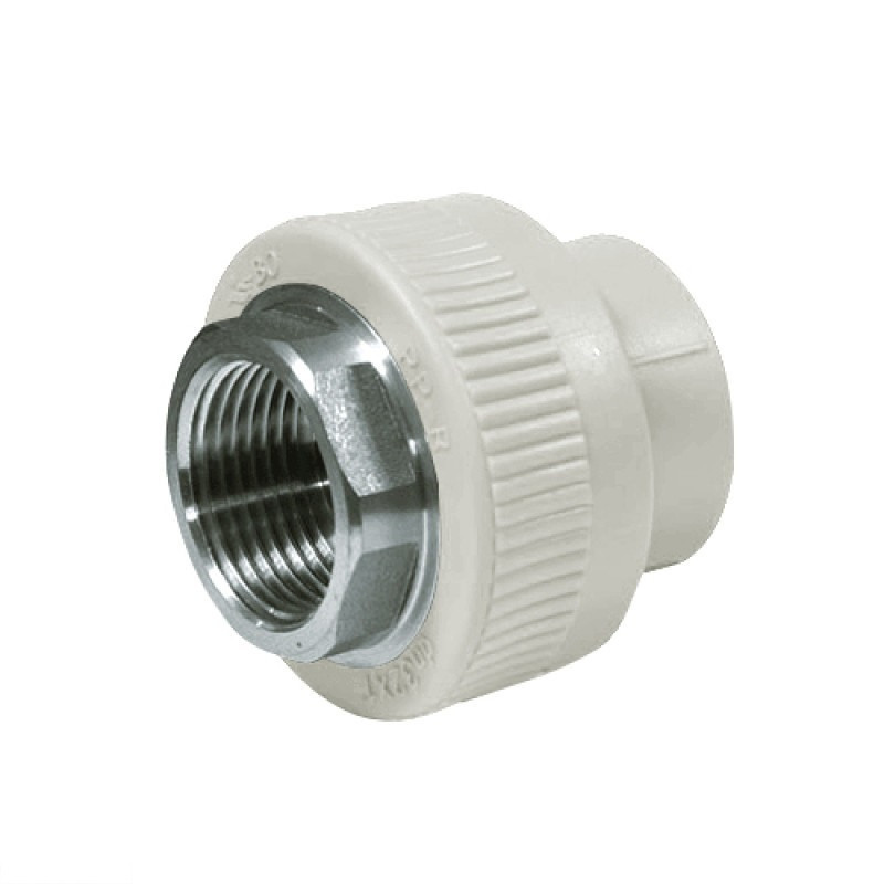 Муфта PPR Blue Ocean 50х1" 1/2 ВР, фото 1