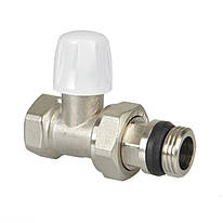 Кран радіаторний Icma 1/2" з антипротечкой прямій без ручки №815+940