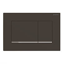 115.883.14.1 Змивна клавіша Geberit Sigma30, подвійний змив: з легкоочищаемой поверхнею чорний глянцевий /