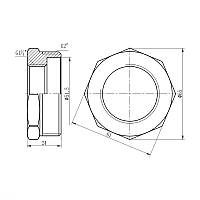 Футорка SD Forte 2"х1" 1/4 НВ