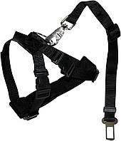 C5001292 Croci Safety Harness Belt Шлея безпеки в авто чорна, 70-90 см