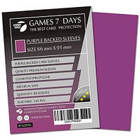 Аксессуар Games 7 Days Протекторы для карт Games7Days (66 х 91 мм, MTG, 80 шт.) Purple (PREMIUM) (GSD-PR6691)