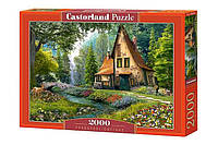 Настольная игра Castorland puzzle Пазл Коттедж в лесу, 2000 эл. (c-200634)