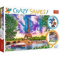 Настольная игра Trefl Пазл Crazy Shapes Небо над Парижем, 600 эл. (11115)