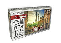 Настольная игра Нескучные Игры Пазл деревянный фигурный Париж, Citypuzzles, 108 эл. (8184)