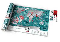 Настольная игра 1DEA.me Скретч карта мира Travel Map Marine World (13020)