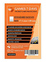 Аксессуар Games 7 Days Протекторы для карт Games7Days (57,5 х 89 мм, Standard USA Chimera, 100 шт.) (STANDART)