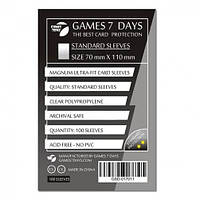 Аксессуар Games 7 Days Протекторы для карт Games7Days (70 х 110 мм, Magnum Ultra-Fit, 100 шт.) (STANDART)