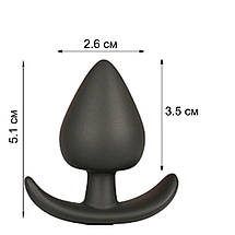 Анальна пробка силіконова S Anal Sex Toy, фото 3