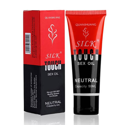 Інтимна змащення на водній основі, 50мл Silk Touch Sex Oil, фото 1
