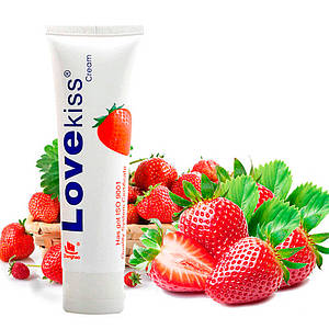 Мастило Інтимна Полунична 100 мл для вагінального і анального сексу Лубрикант на водній основі