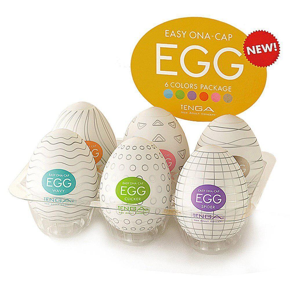Мастурбатор чоловічий яйце Tenga Egg Набір 6 яєць