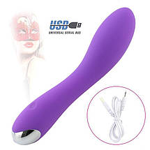 Вібратор Flirt G-Spot ніжний оксамитовий Вібромасажер Рожевий, фото 3
