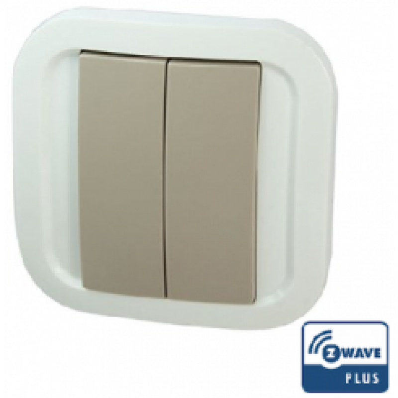 Вимикач на батарейках Z-Wave Plus NodOn Сірий — NODECWS3102