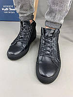 Теплые ботинки для мужчин Футвеар Бутс С МЕХОМ. Модные мужские ботинки Footwear Boots. 44
