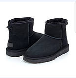 Чоловічі замшеві мініуги з овчини, фото 3