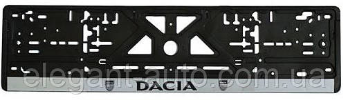 Рамка номера DACIA "книжка" із сірою смугою