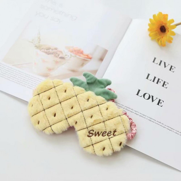 Маска для сна Silenta Plush Sweet Ананас