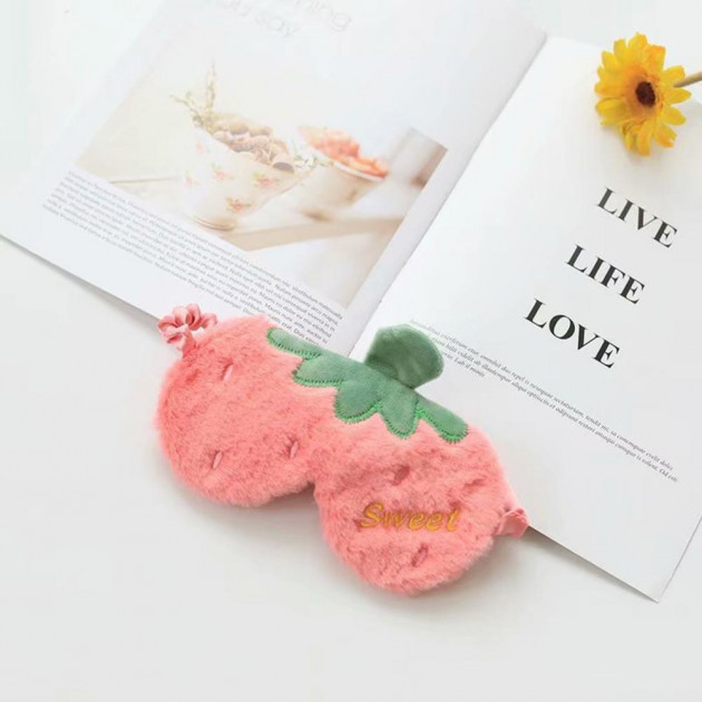 Маска для сну Silenta Plush Sweet Полуничка