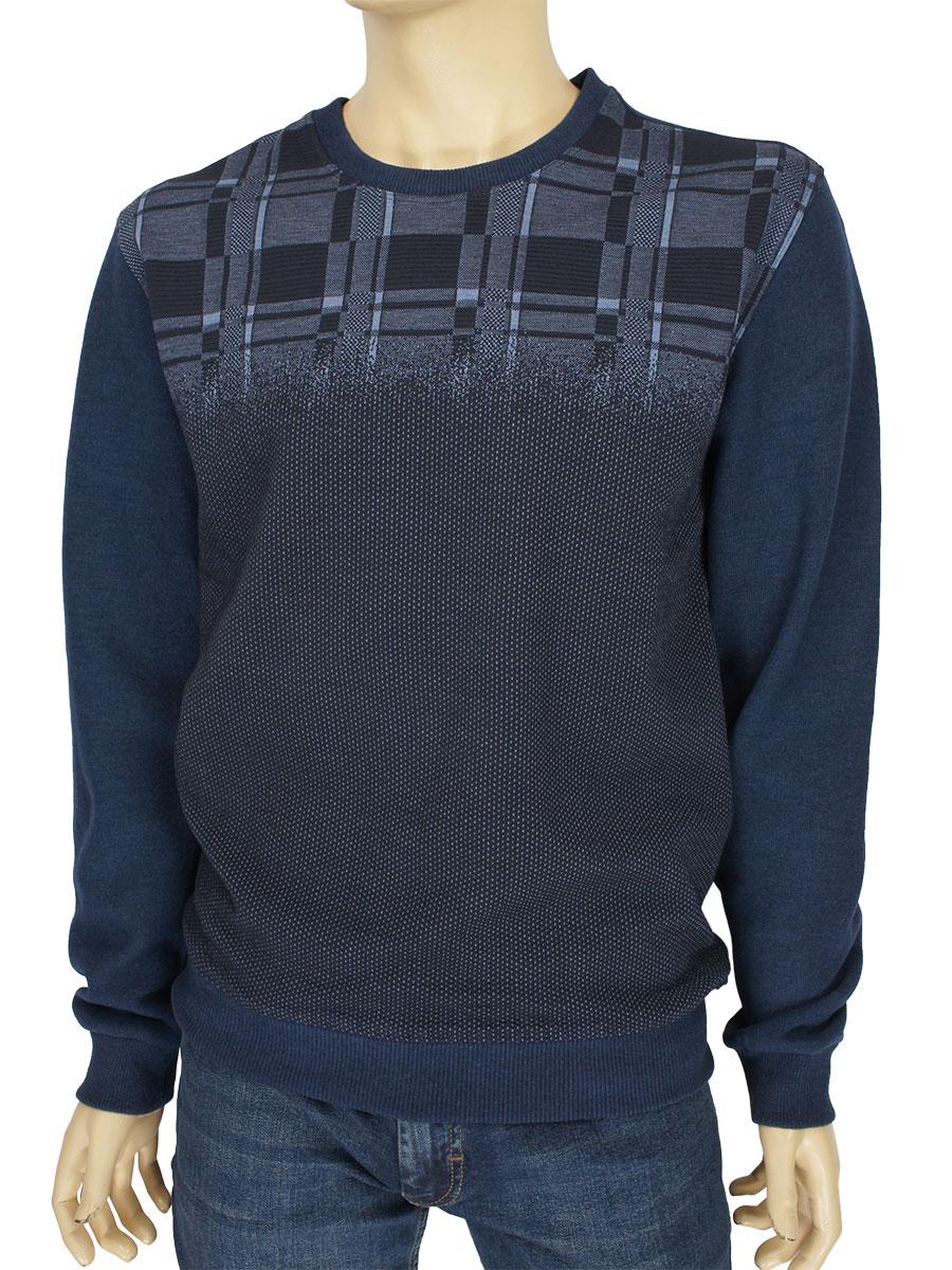 Турецький чоловічий светр Better Life 2118 H denim