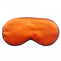 Шелковая маска для сна Silenta Silk Оранжевая + беруши