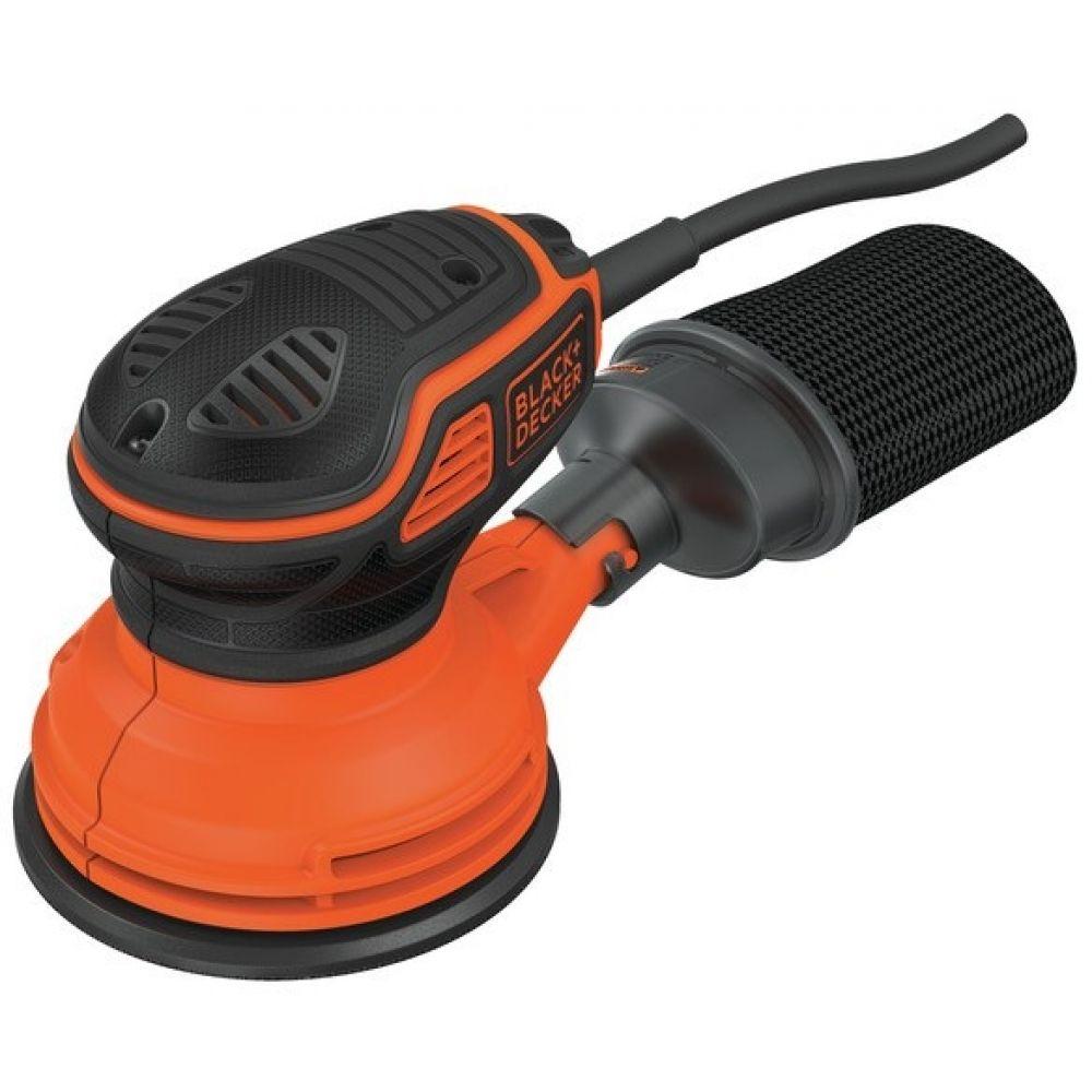 Эксцентриковая шлифовальная машина BLACK+DECKER KA199, 240 Вт, 125 мм - фото 1 - id-p1303650980