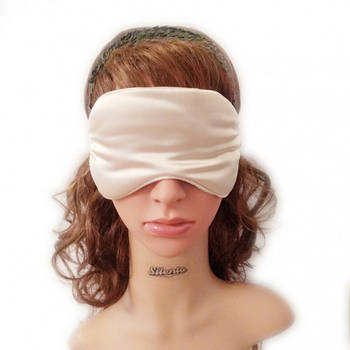 УЦІНКА! Шовкова маска для сну + беруші Silenta Silk Beige (ПРЕДОПЛАТА)