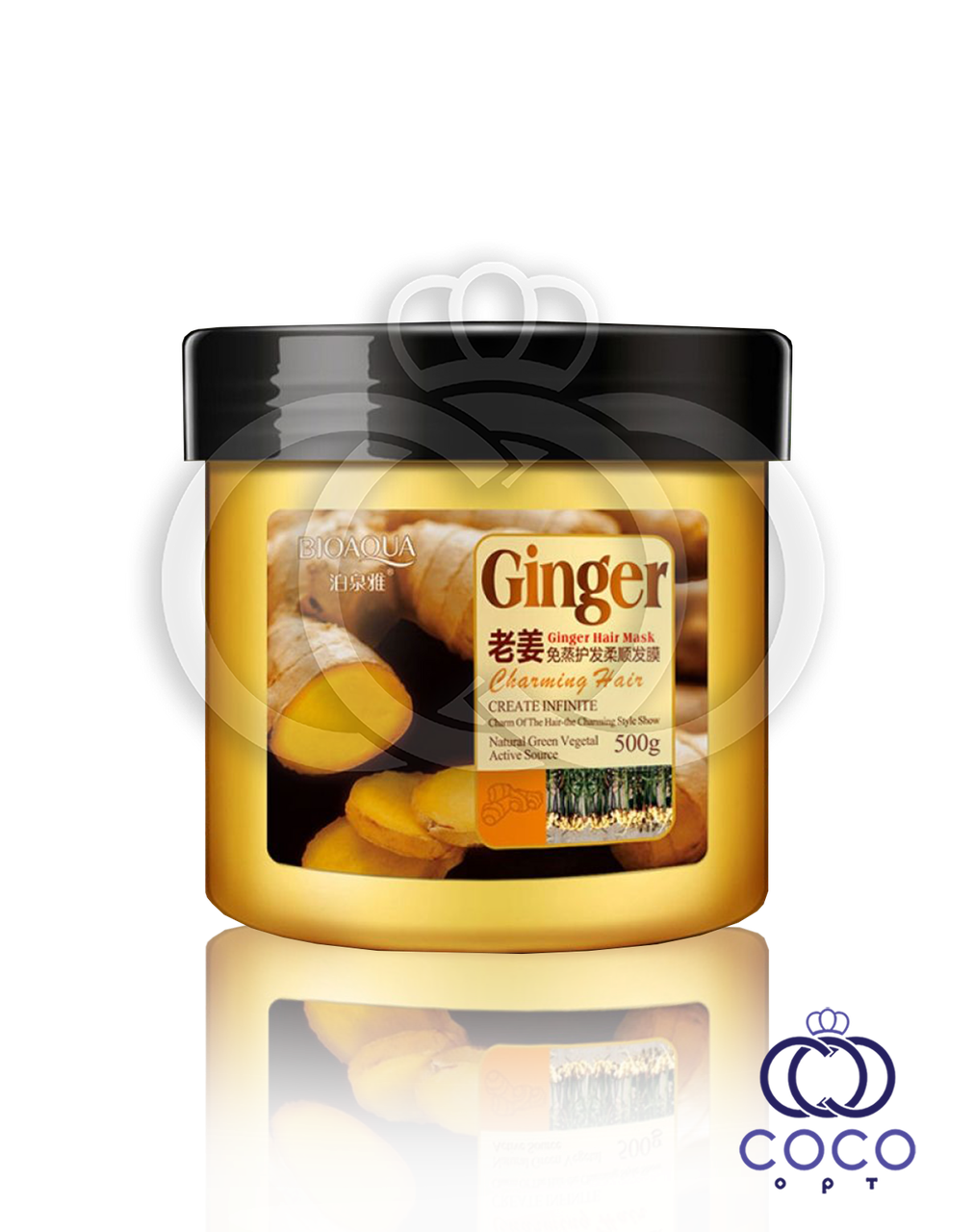 Маска для волосся Bioaqua Ginger Hair Mask з імбиром