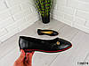 Балетки, мокасини чорні "Ribon" еко шкіра, легка, повсякденна, зручна жіноча взуття, фото 3