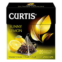 Чай Curtis "Sunny Lemon" черный ароматизированный 20 пирамидок Кертис