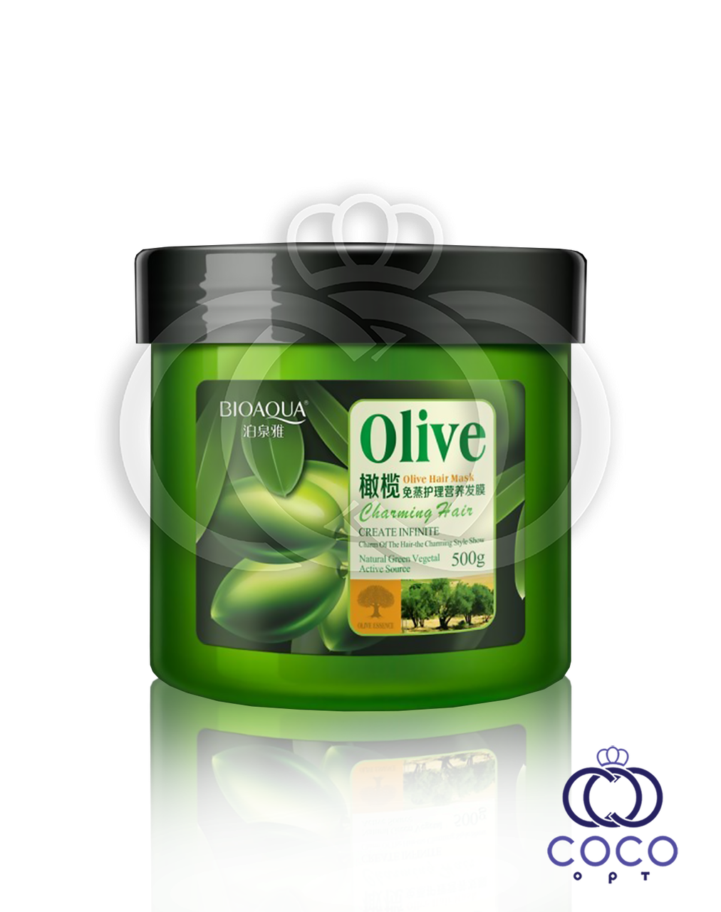 Маска для волосся Bioaqua Olive Hair Mask з оливковою олією