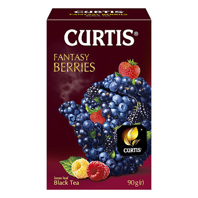 Чай Curtis "Fantasy Berries" чорний ароматизований листової 90г