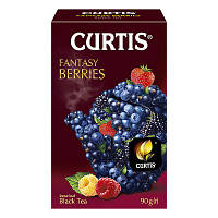 Чай Curtis "Fantasy Berries" черный ароматизированный листовой 90г Кертис