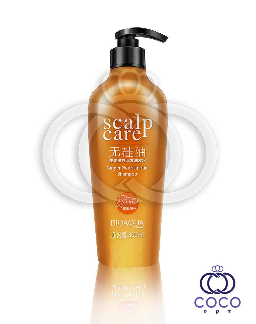 Шампунь Bioaqua Scalp Care Ginger Shampoo імбирний для зміцнення волосся
