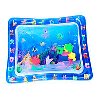 Водный коврик для детей "прямоугольный с русалками" развивающий коврик для младенца | ігровий аквакилимок (TS)