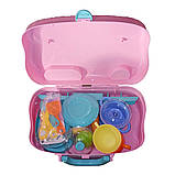 Набори для дітей кухня з овочами продуктами посудом Happy Chef Дитячий набір юного кухаря у валізі кейсі, фото 4
