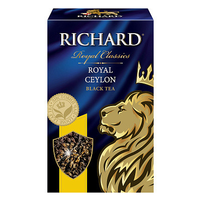 Чай черный Richard "Royal Ceylon" черный листовой 90г Ричард (ID ...