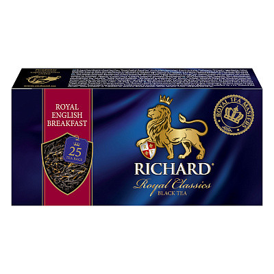 Чай чорний Richard "Royal English Вreakfast" чорний 25 пакетиків