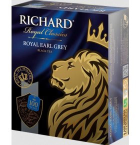 Чай чорний Richard Royal Earl Grey у пакетиках 100шт*2г 200 г