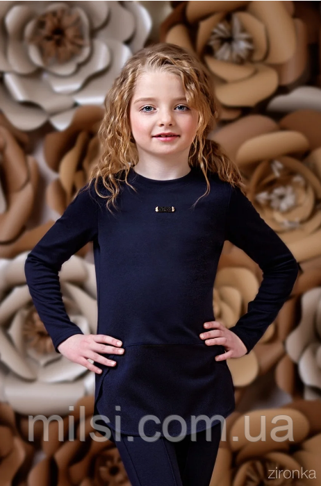 Кофта Зіронька 3056-2, 158 синій трикотаж