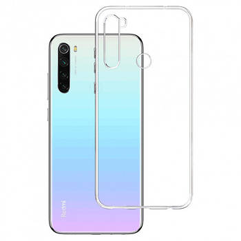 Чохол для Xiaomi RedMi Note 8 силіконовий бампер прозорий