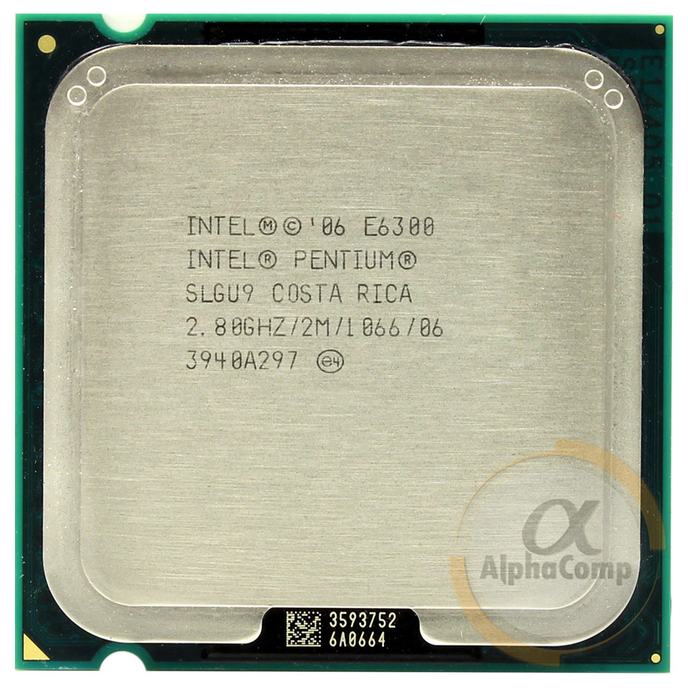 Процесор Intel Pentium Dual Core E6300 (2×2.80GHz/2Mb/s775) БУ