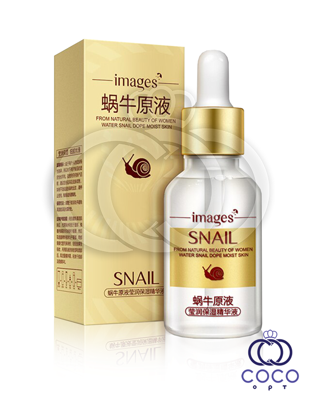 Сироватка для обличчя Images Snail Essence з муцином равлики і гіалуронової кислотою