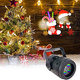 Лазерний проєктор SE 328 (Новорічна тематика), фото 4