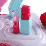 Набір дитячий трюмо валіза туалетний столик Набори салон краси для дівчаток в кейсі, фото 6