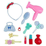 Набір дитячий трюмо валіза туалетний столик Набори салон краси для дівчаток в кейсі, фото 10