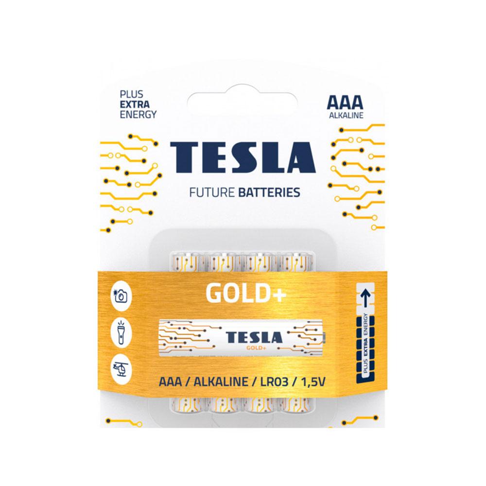 Батарейки AAA (LR03) Tesla Gold + (4 шт.)